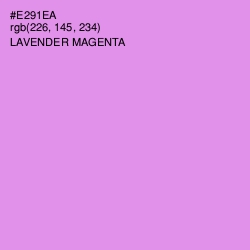#E291EA - Lavender Magenta Color Image